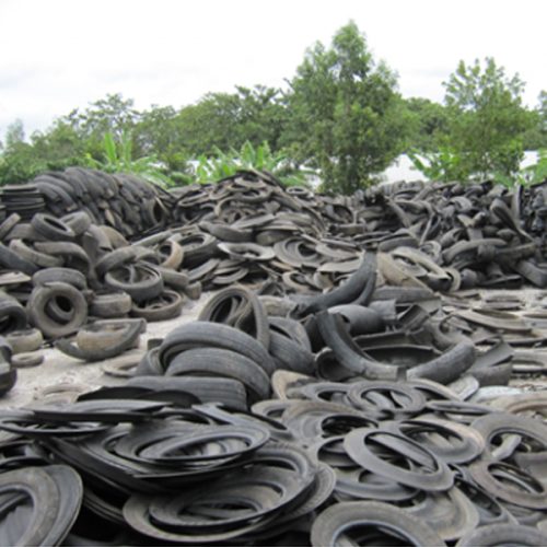 Thu mua lốp cắt phế liệu